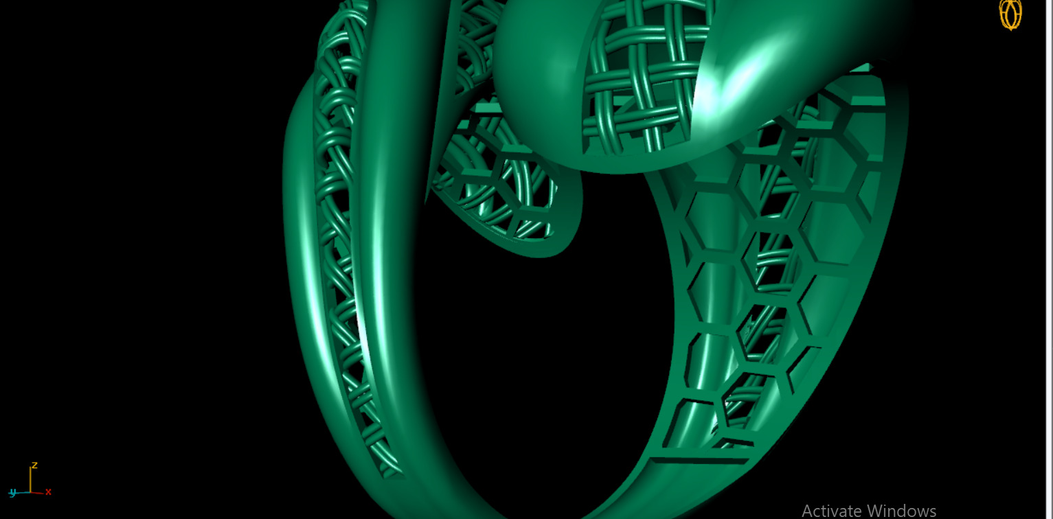 Fusion Ring Light Weight 3D print model_6