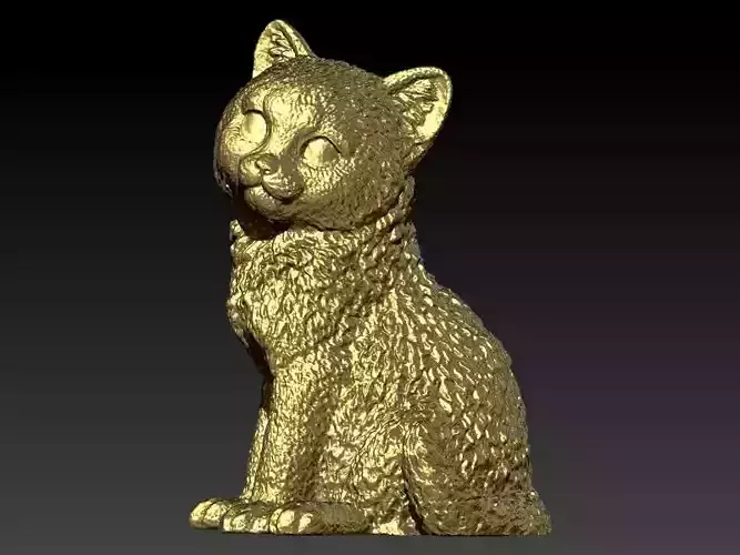 Cat Pendant  3D print model