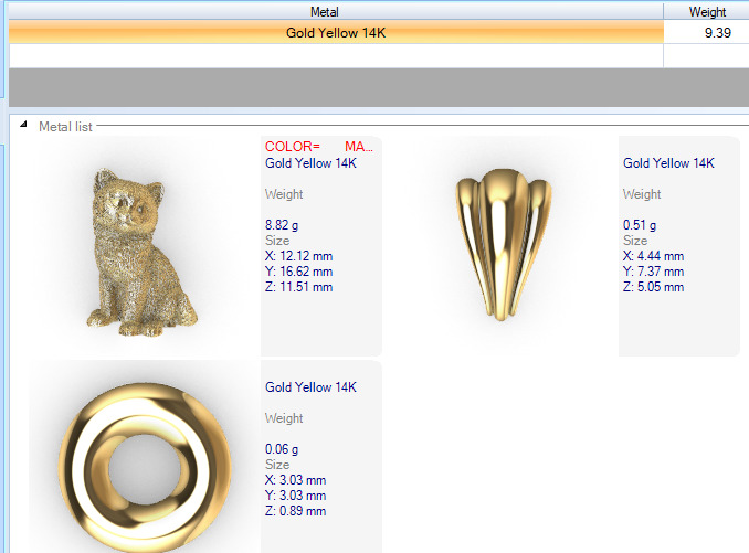 Cat Pendant  3D print model_40