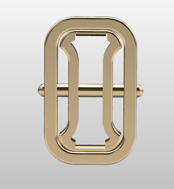 chain link 1 3D print model_4