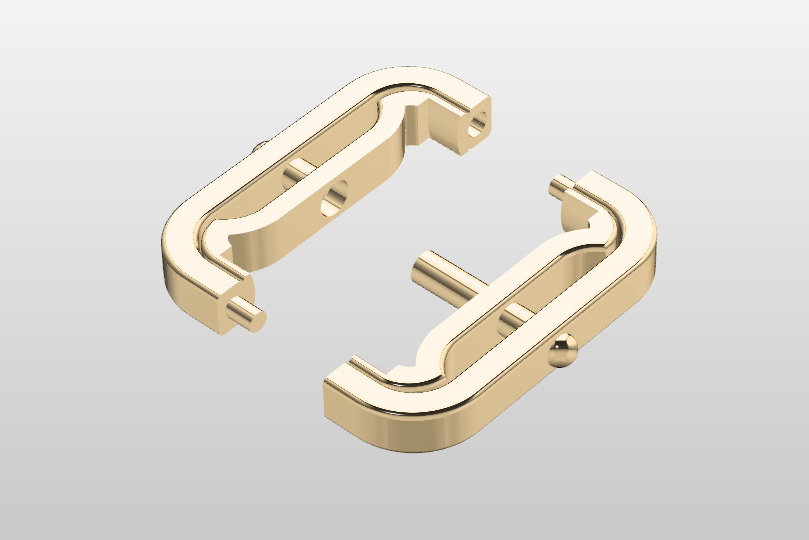 chain link 1 3D print model_1