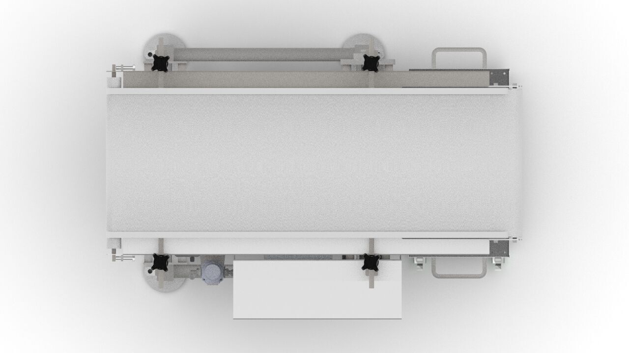 3D  Design of Belt-Retractable Conveyor Sorter 3D model_3