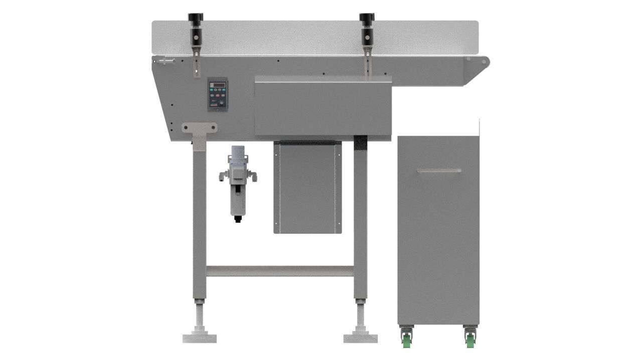 3D  Design of Belt-Retractable Conveyor Sorter 3D model_2