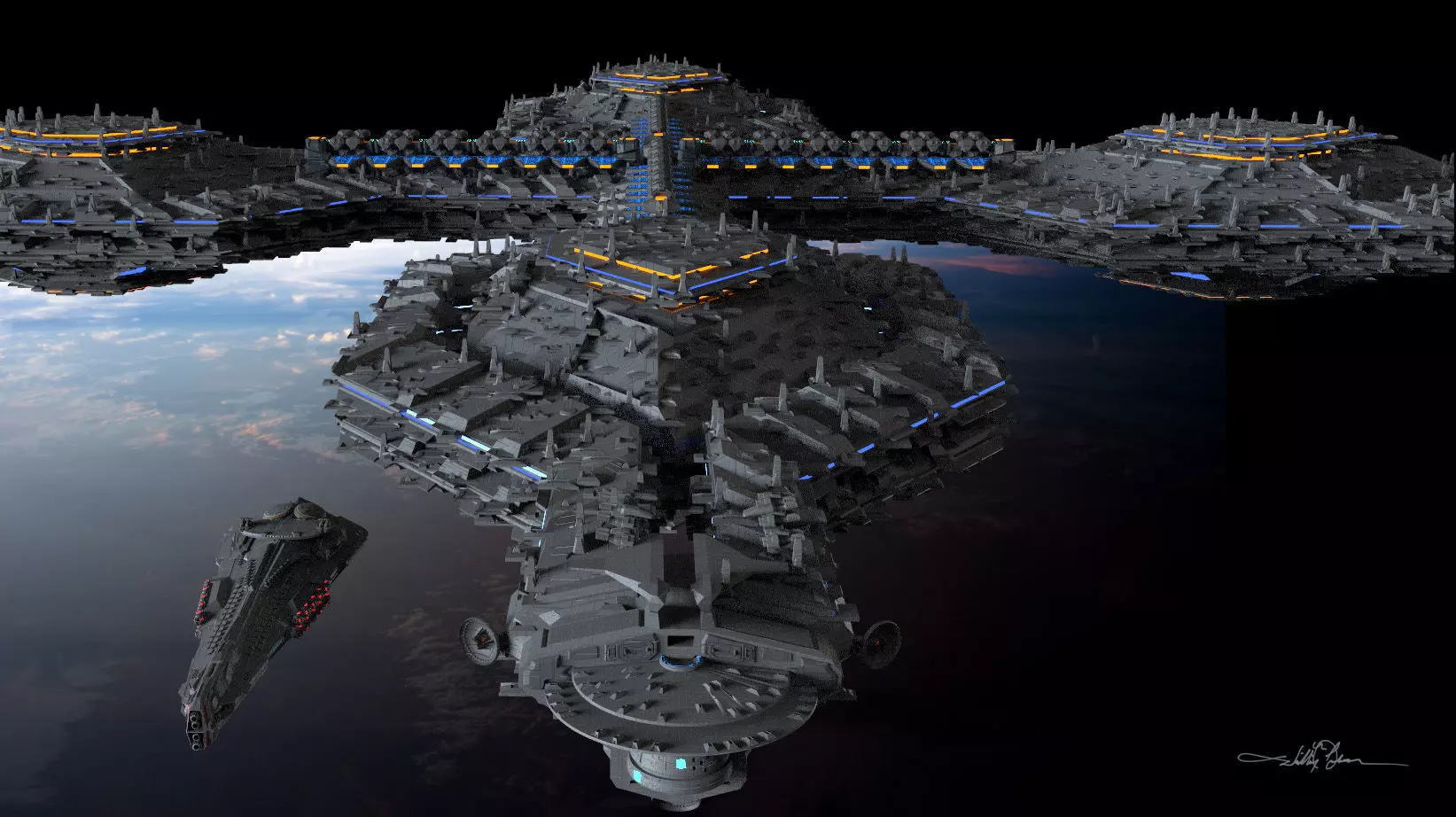PG Orbital fortress 3D model_0