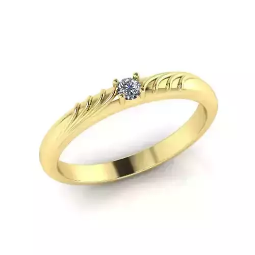 Solitaire ring Model 7362