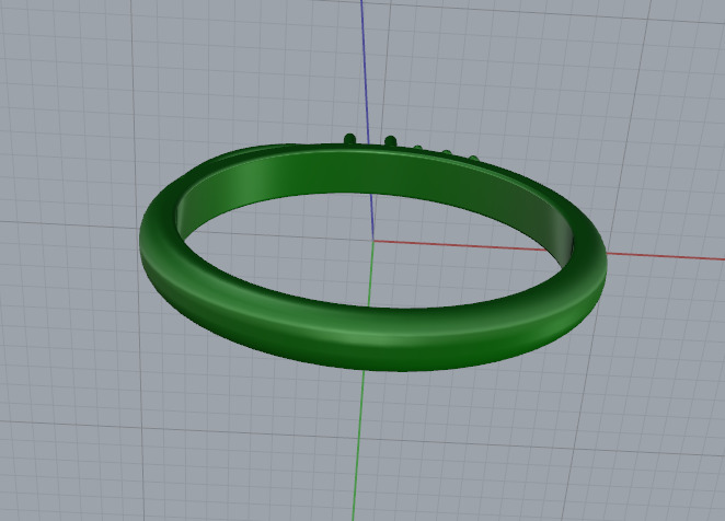 Solitaire ring Model 7362 3D print model_4