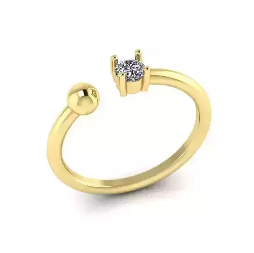 Solitaire ring Model 7356