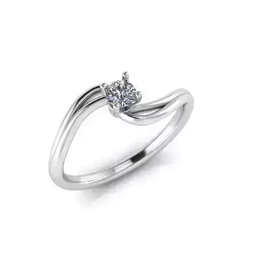 Solitaire ring Model 7351
