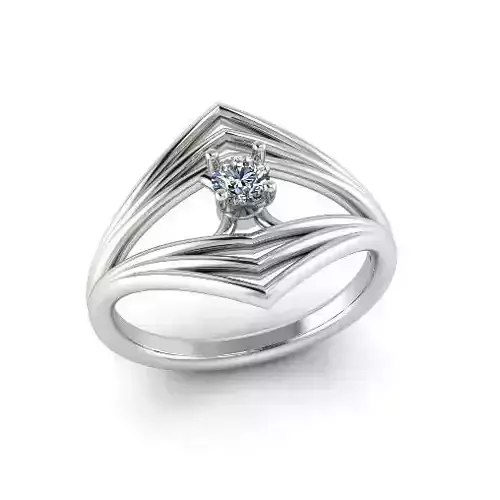 Solitaire ring Model 7350