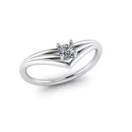 Solitaire ring Model 7349