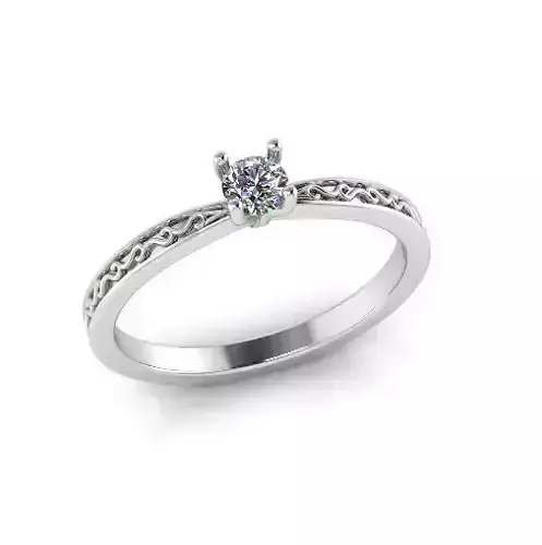 Solitaire ring Model 7346