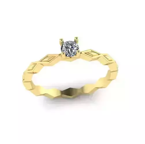 Solitaire ring Model 7343