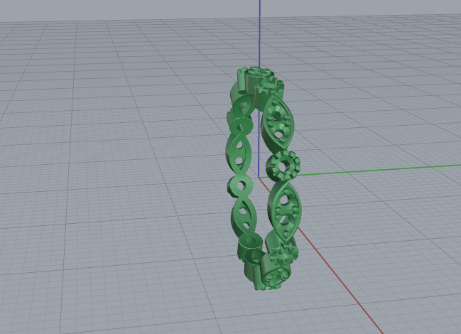 Ring Model 7325 3D print model_3