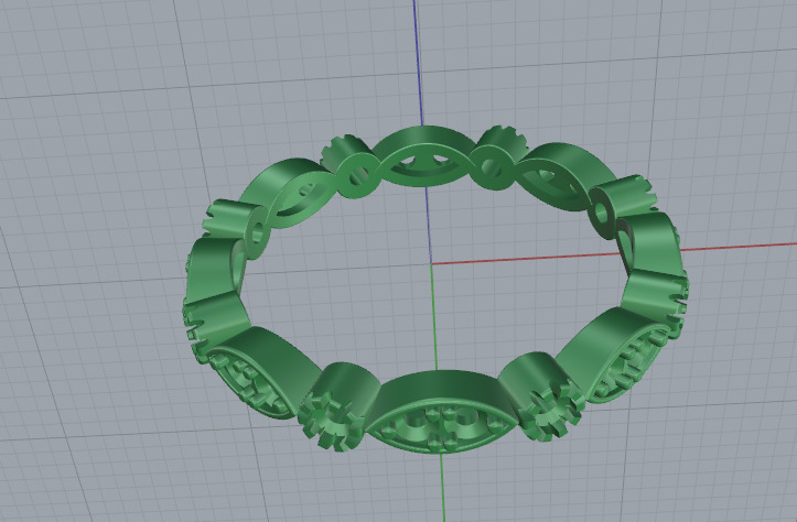 Ring Model 7325 3D print model_4