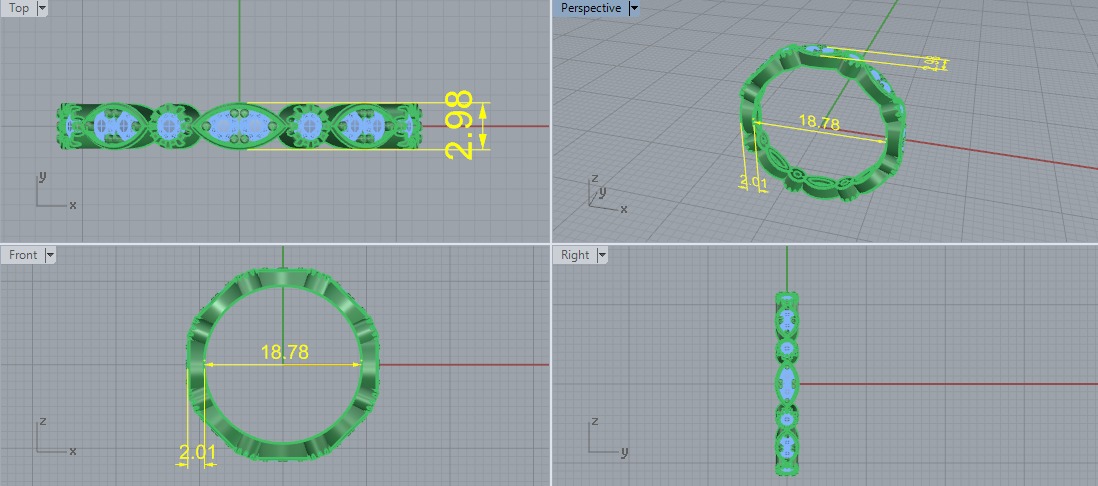 Ring Model 7325 3D print model_5