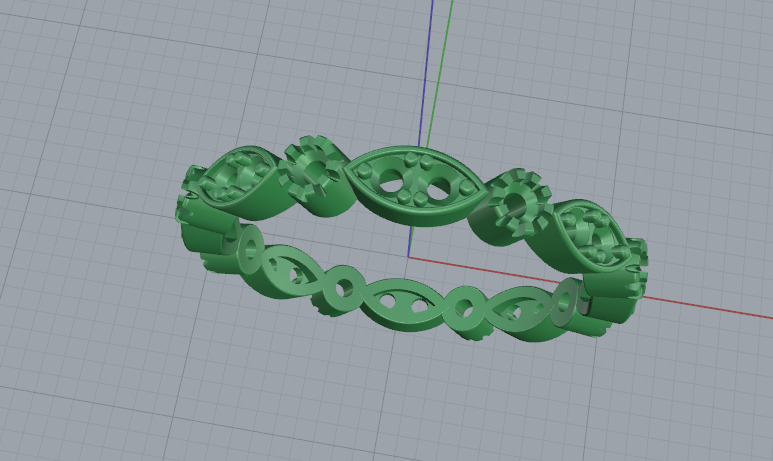 Ring Model 7325 3D print model_2