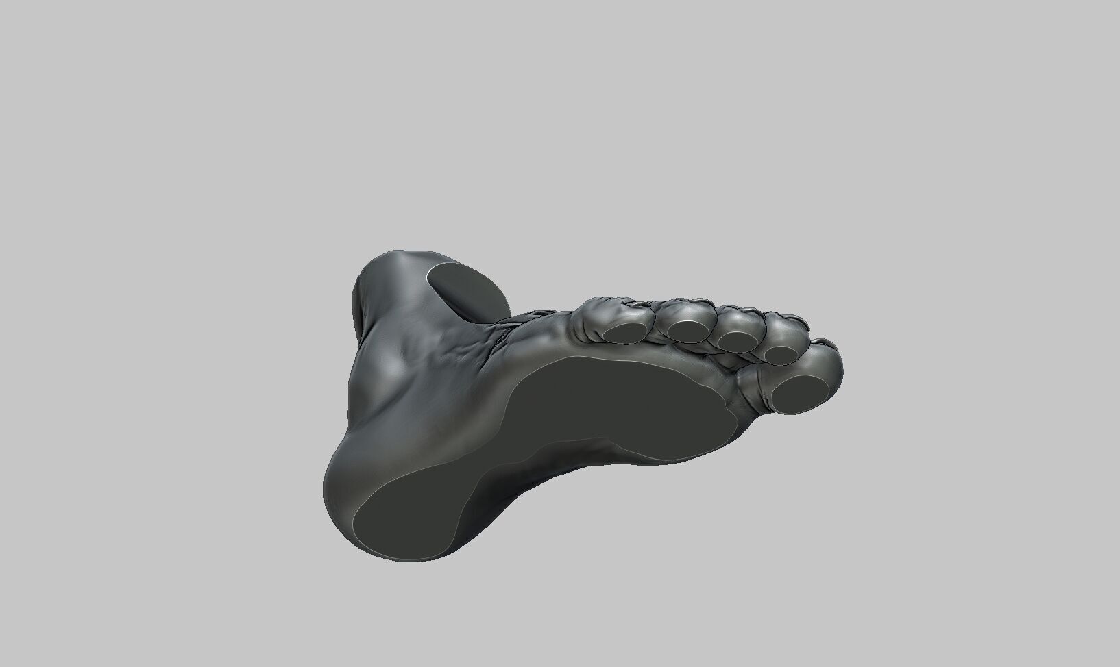 Foot Ps5 controller stand Human foot head ps5controller holder 3D print model_10