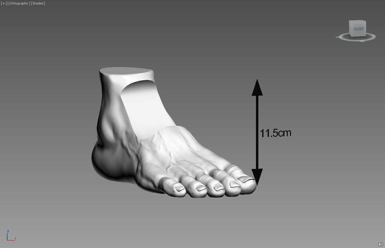 Foot Ps5 controller stand Human foot head ps5controller holder 3D print model_2