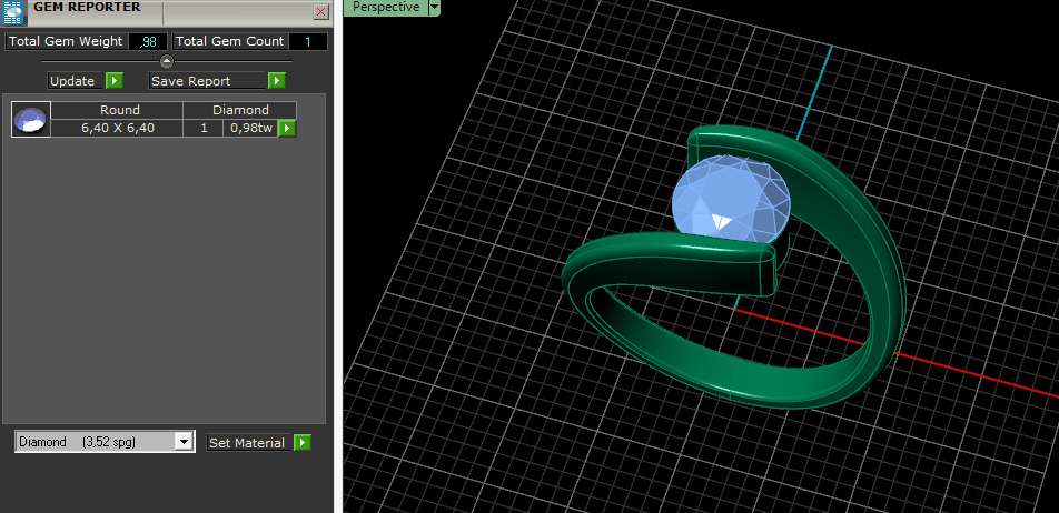 Ring Model 7320 3D print model_7
