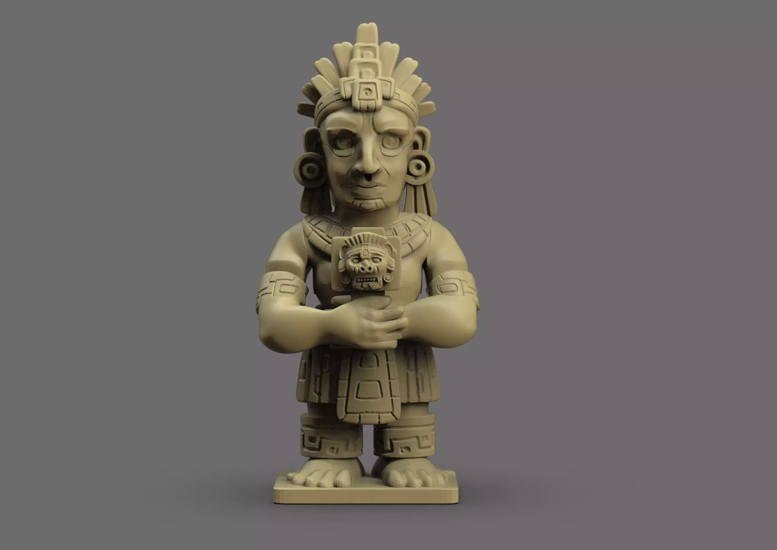 Mayan Figurine 3D print model_0
