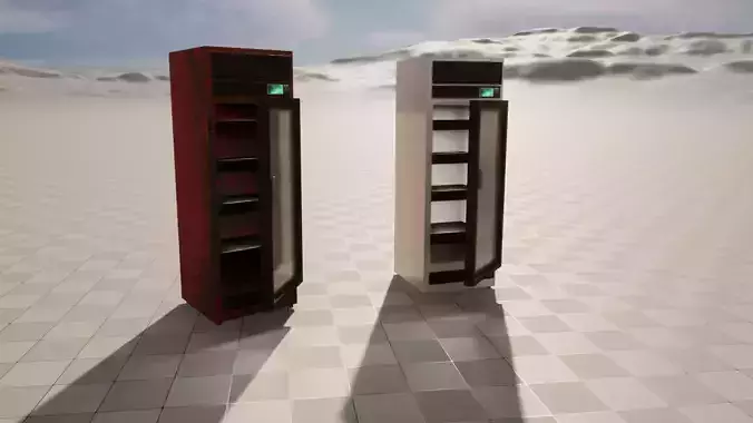 Standing Convenience Store Frig 2 Styles