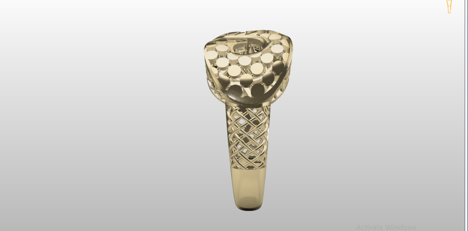 Fusion Ring Lifgt Weight 3D print model_3