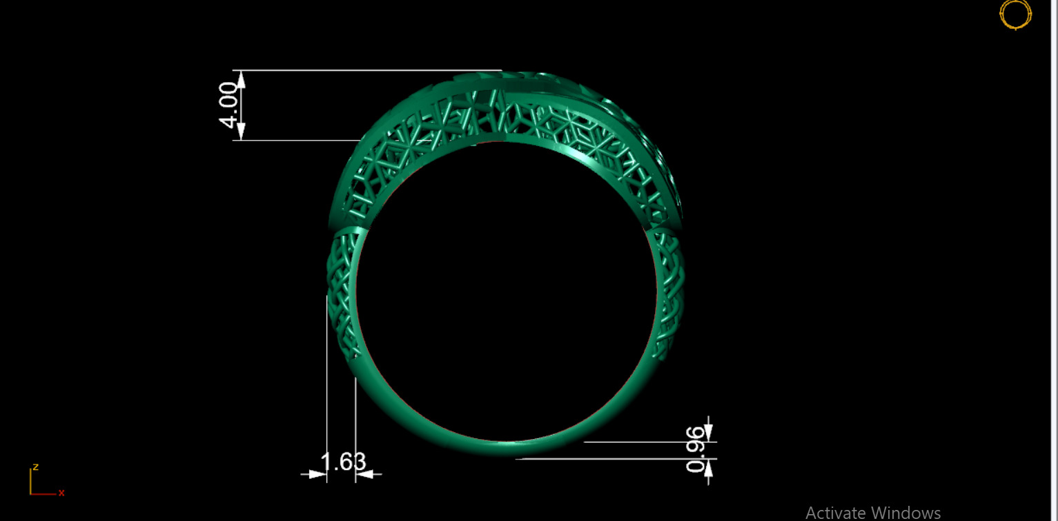 Fusion Ring Lifgt Weight 3D print model_7
