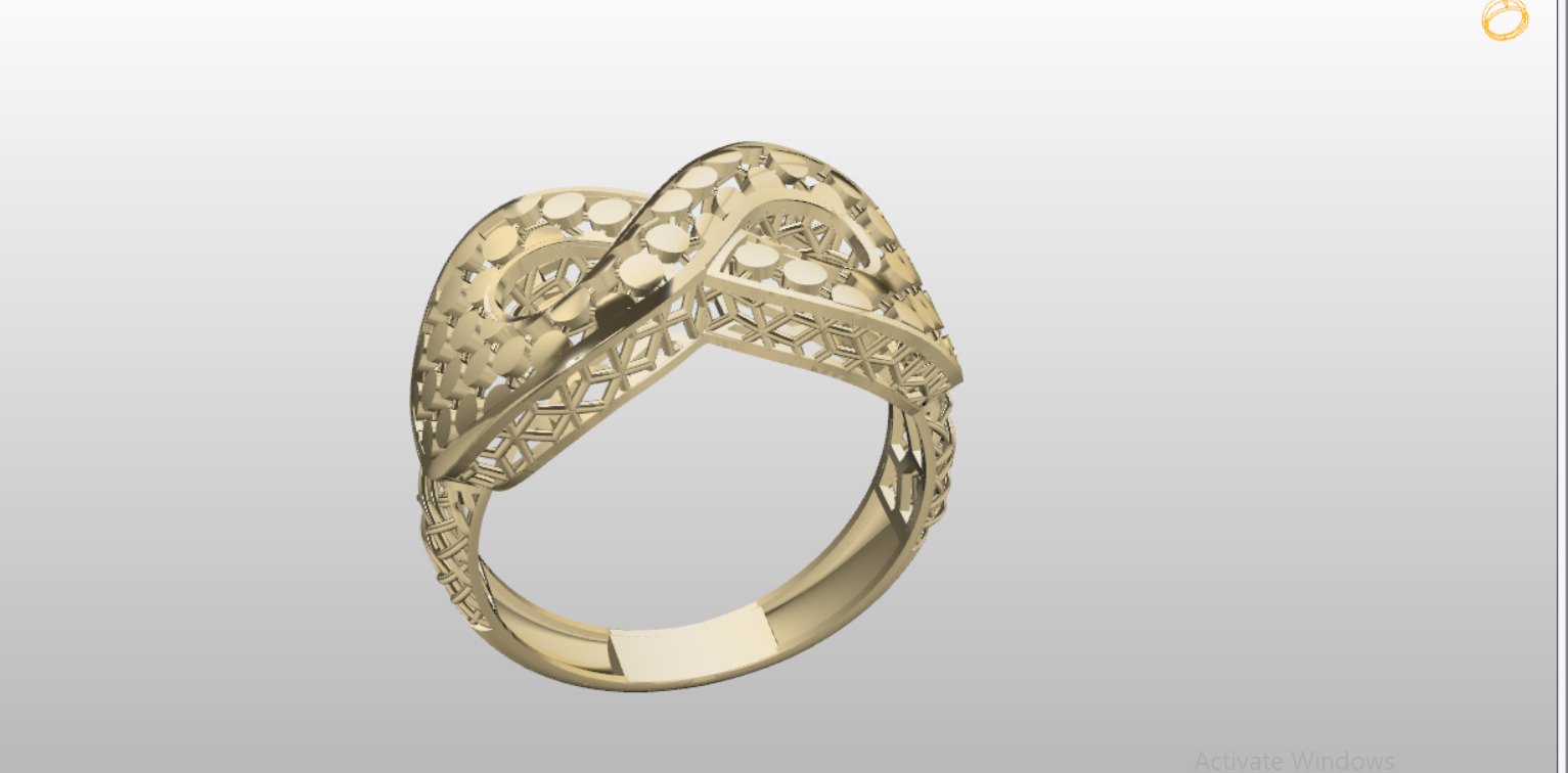 Fusion Ring Lifgt Weight 3D print model_1