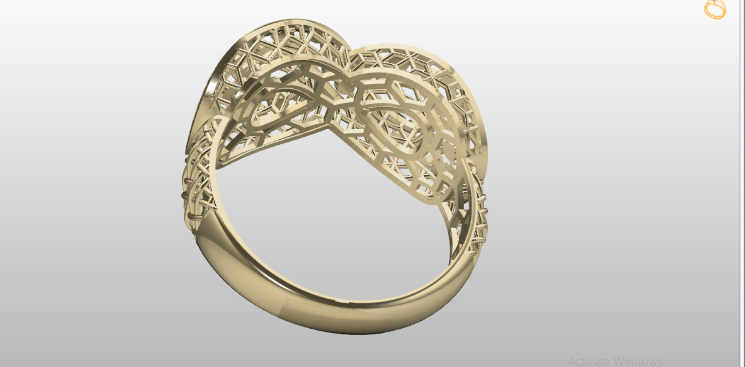 Fusion Ring Lifgt Weight 3D print model_4