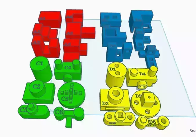 Toy Blocks for Multipurpose Classroom Use