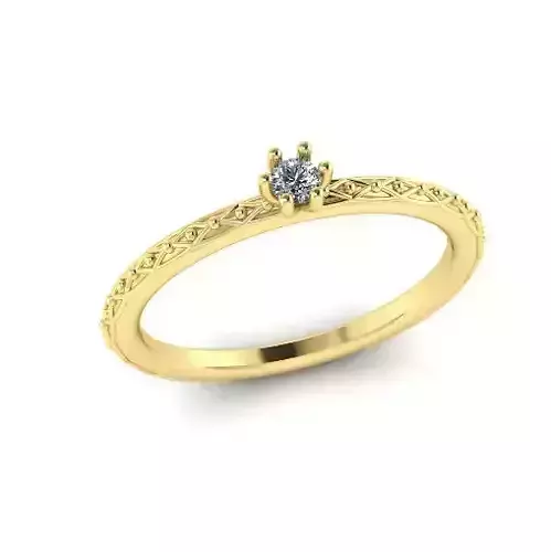 Solitaire ring Model 7383