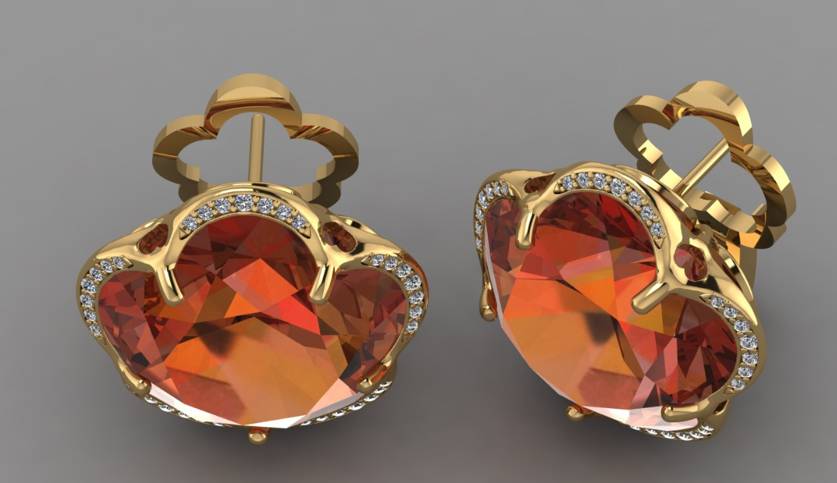 Pasquale Bruni - BonTon Earrings 3D print model_3