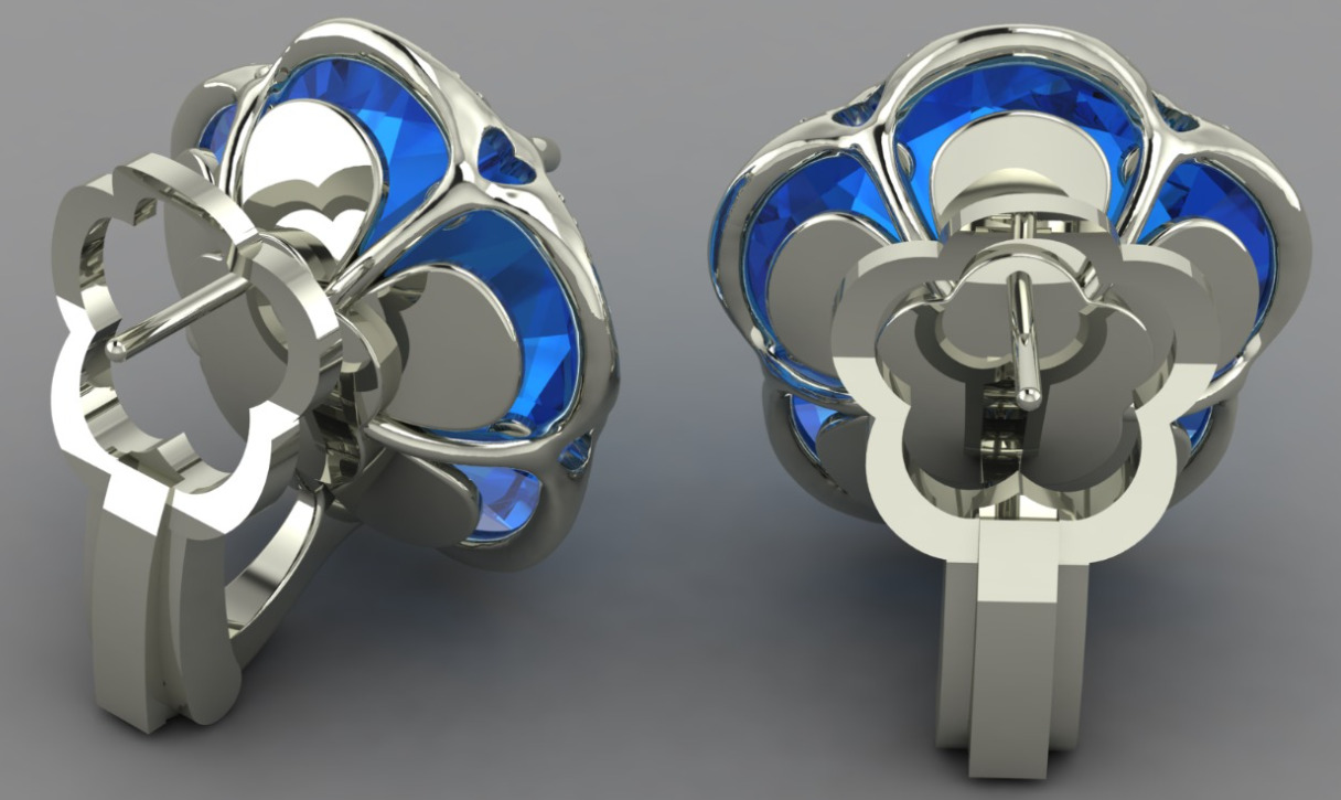 Pasquale Bruni - BonTon Earrings 3D print model_9