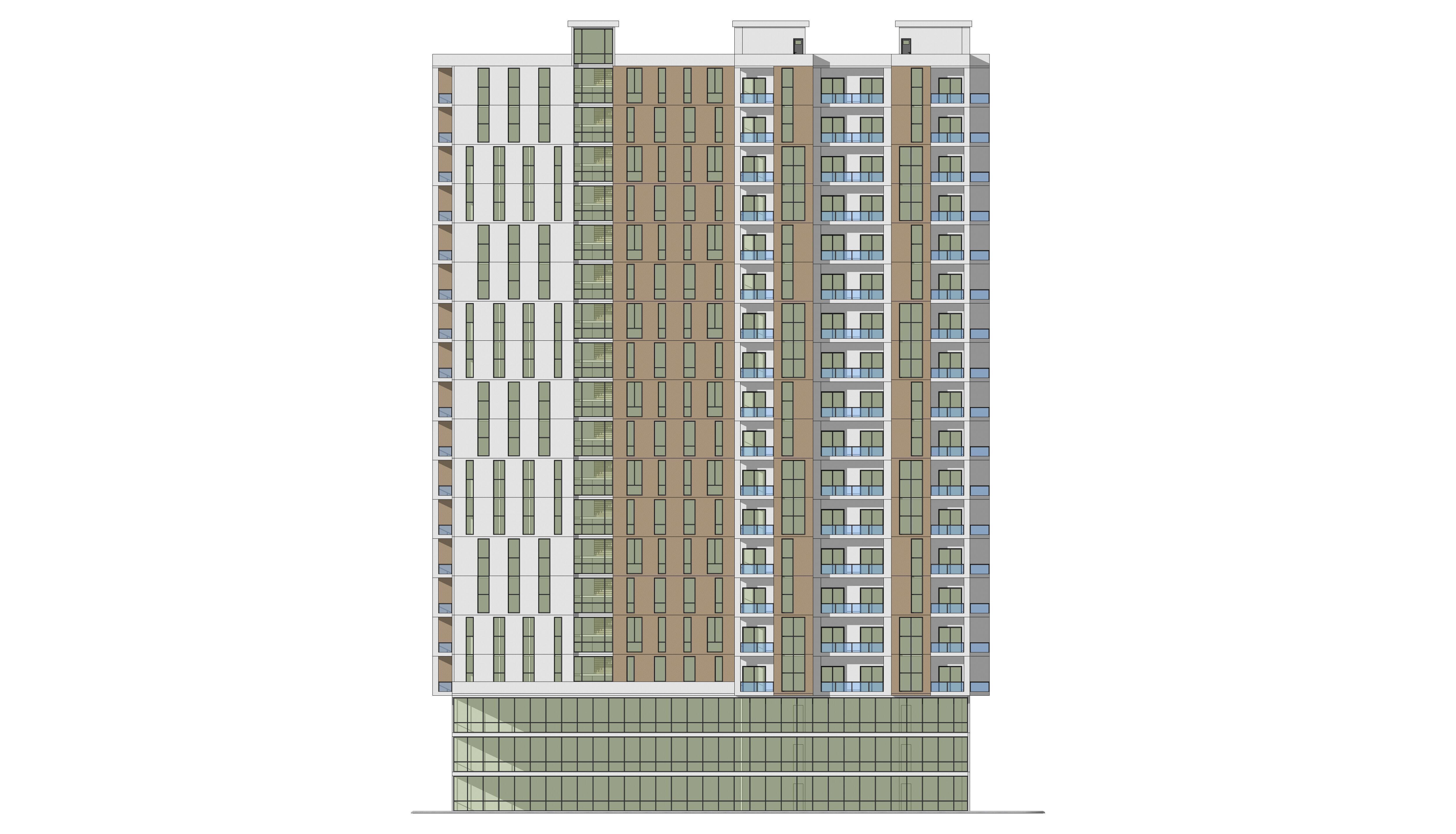 Mixed Use Building 1 3D model_11