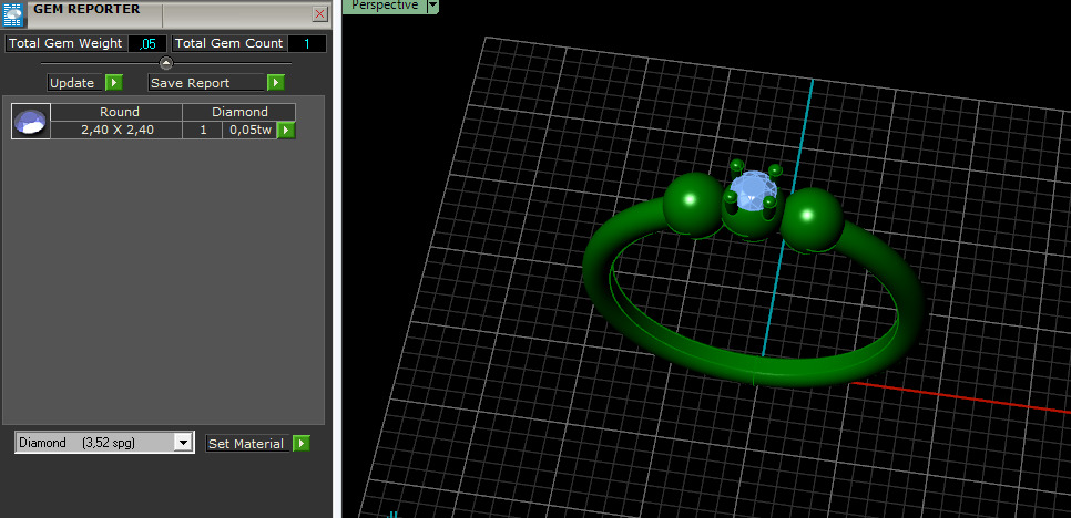 Solitaire ring Model 7379 3D print model_7
