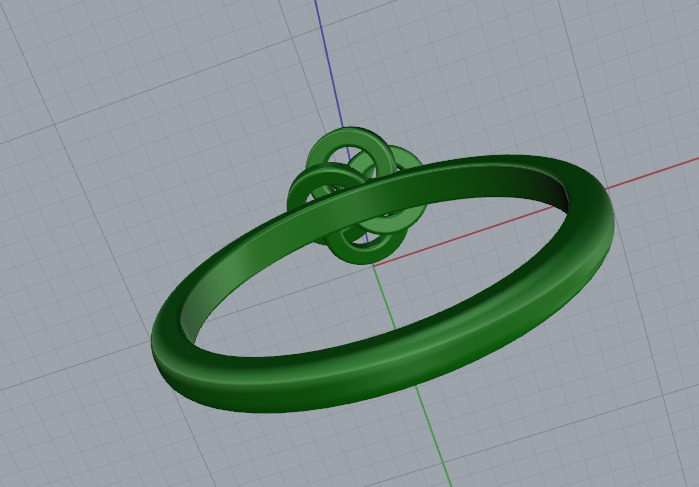 Solitaire ring Model 7377 3D print model_4