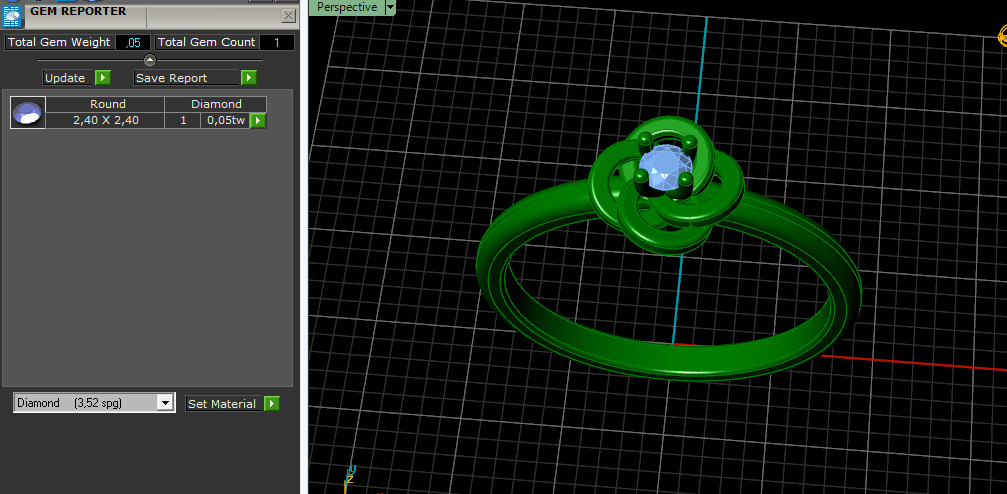 Solitaire ring Model 7377 3D print model_7