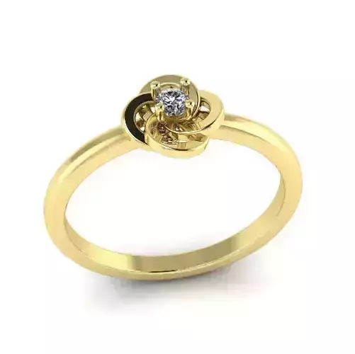 Solitaire ring Model 7377