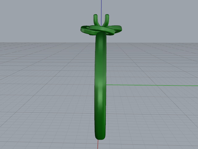 Solitaire ring Model 7377 3D print model_3