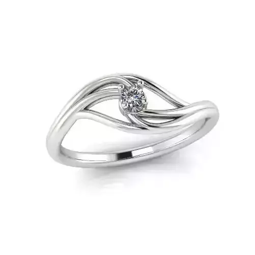 Solitaire ring Model 7376