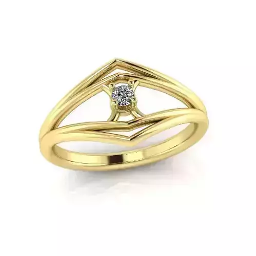 Solitaire ring Model 7375