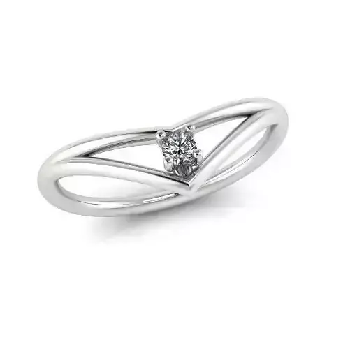Solitaire ring Model 7374