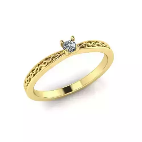 Solitaire ring Model 7371