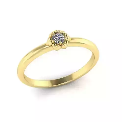 Solitaire ring Model 7366