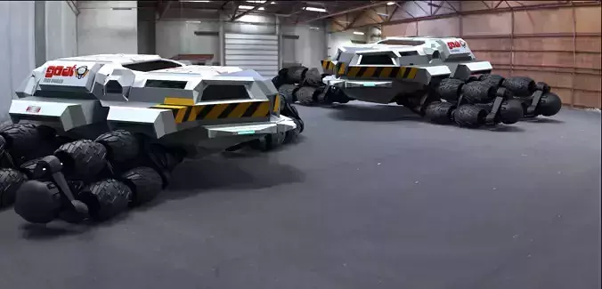 PG Research Mine Crawler 3D model