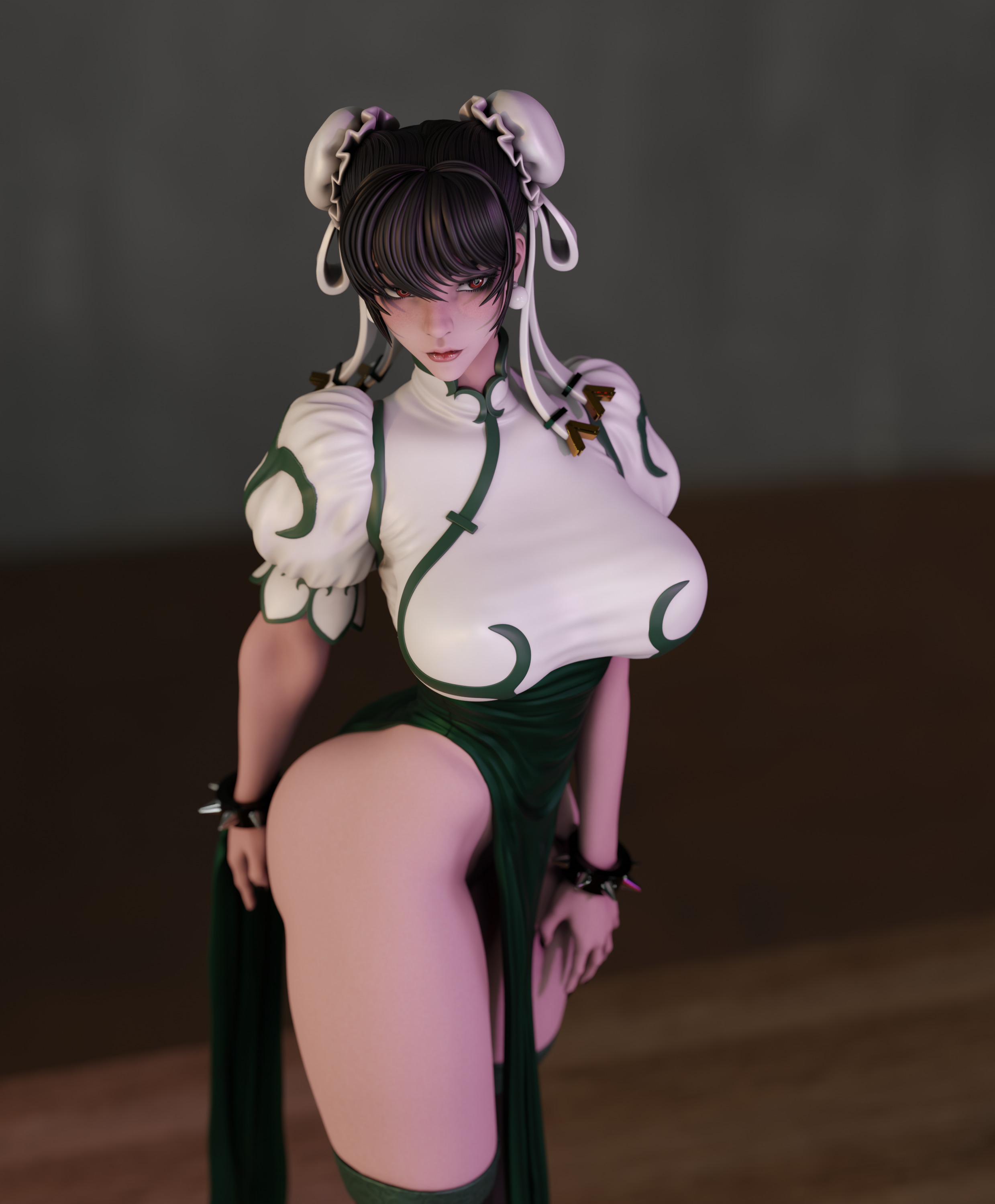 Chun Li 3D print model_12