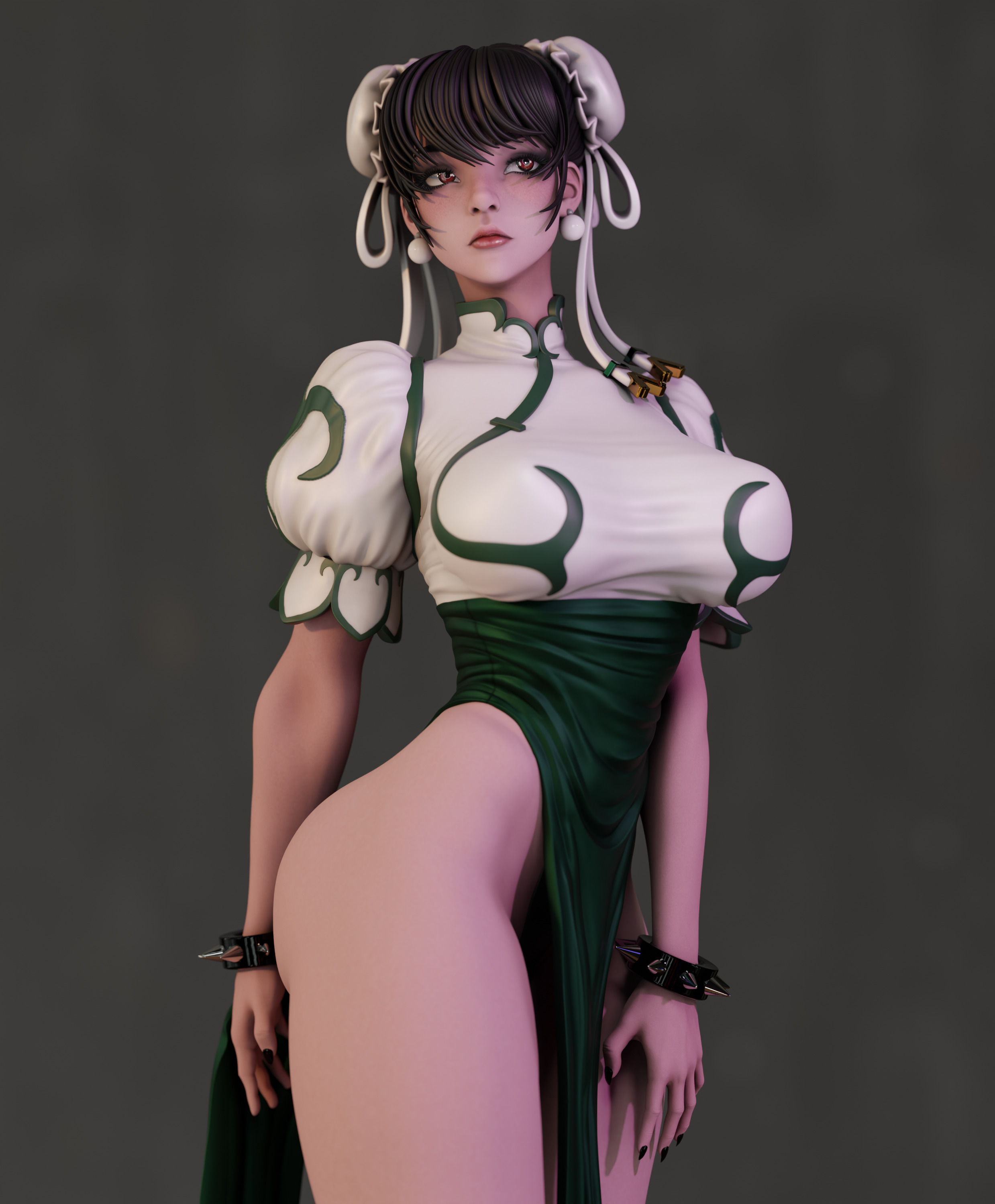 Chun Li 3D print model_1
