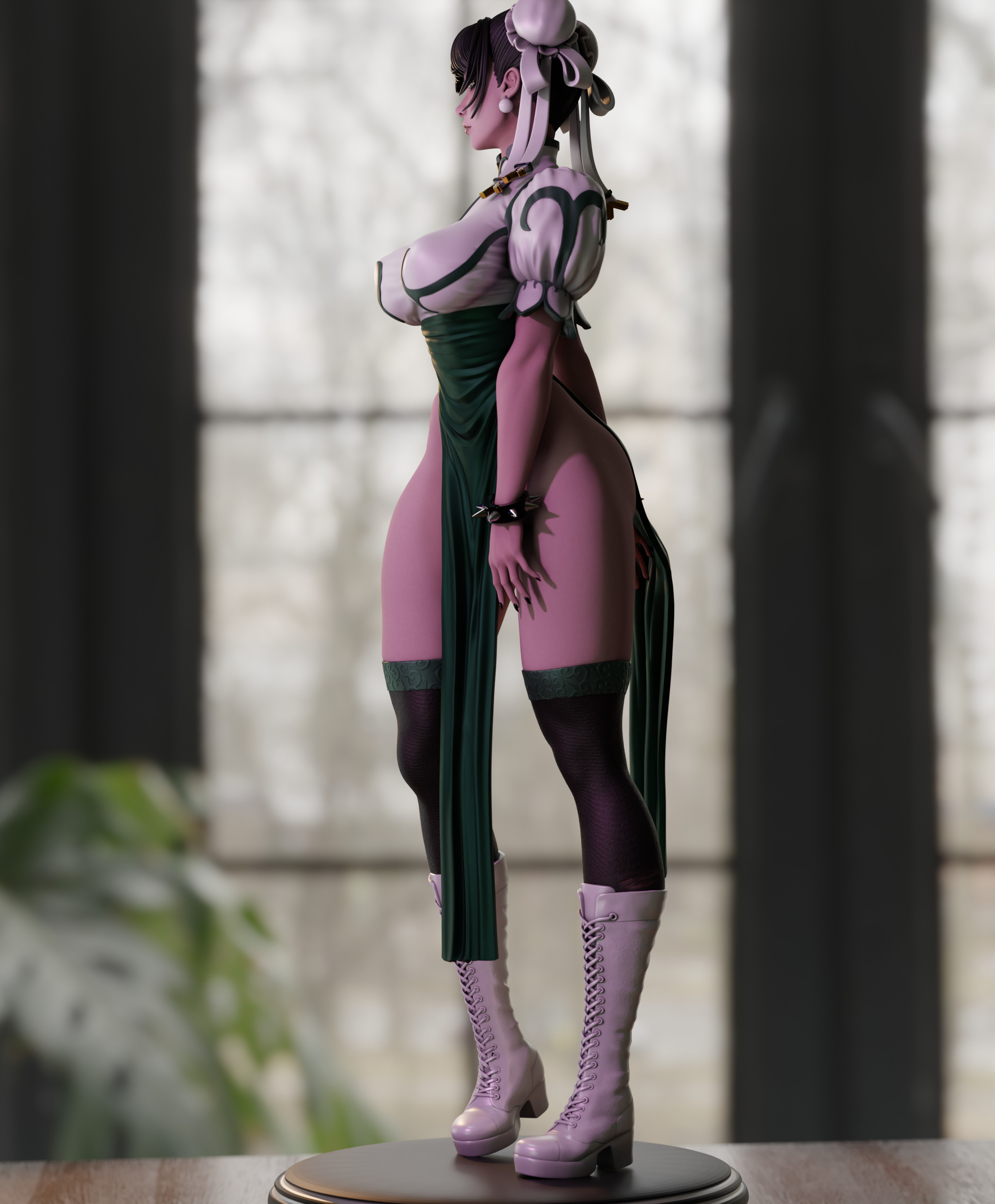 Chun Li 3D print model_8