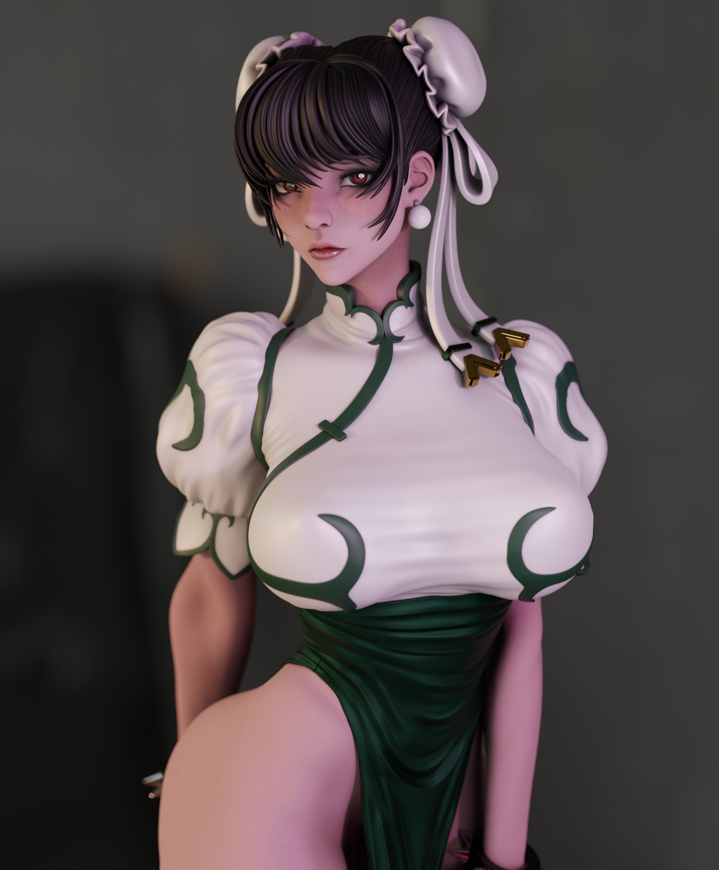 Chun Li 3D print model_5