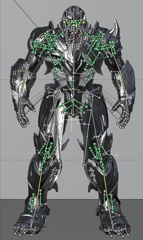 Megatron Transformers The Last Knight 3D model_10